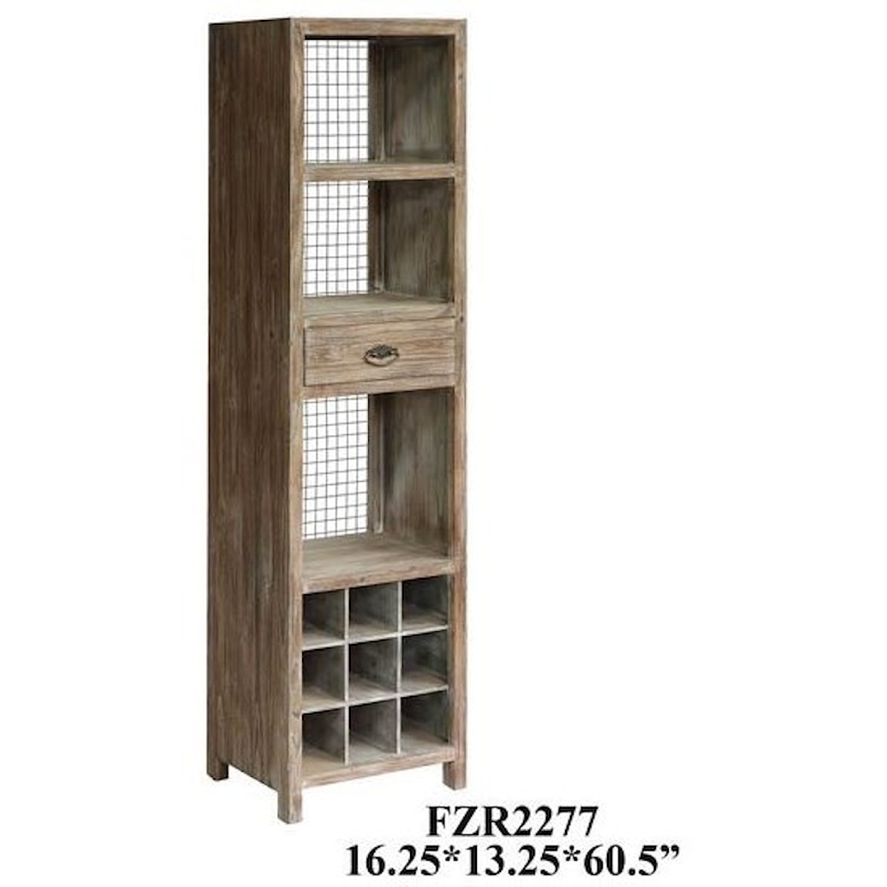 Crestview Collection Accent Furniture Desoto Wine Cabinet