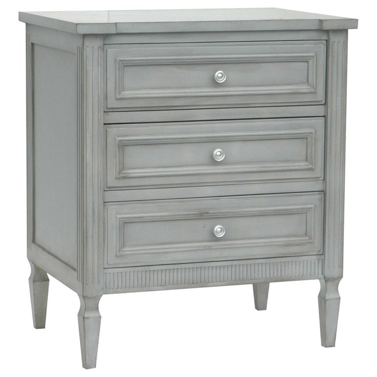 Crestview Collection Accent Furniture Weatherford English Grey Chest