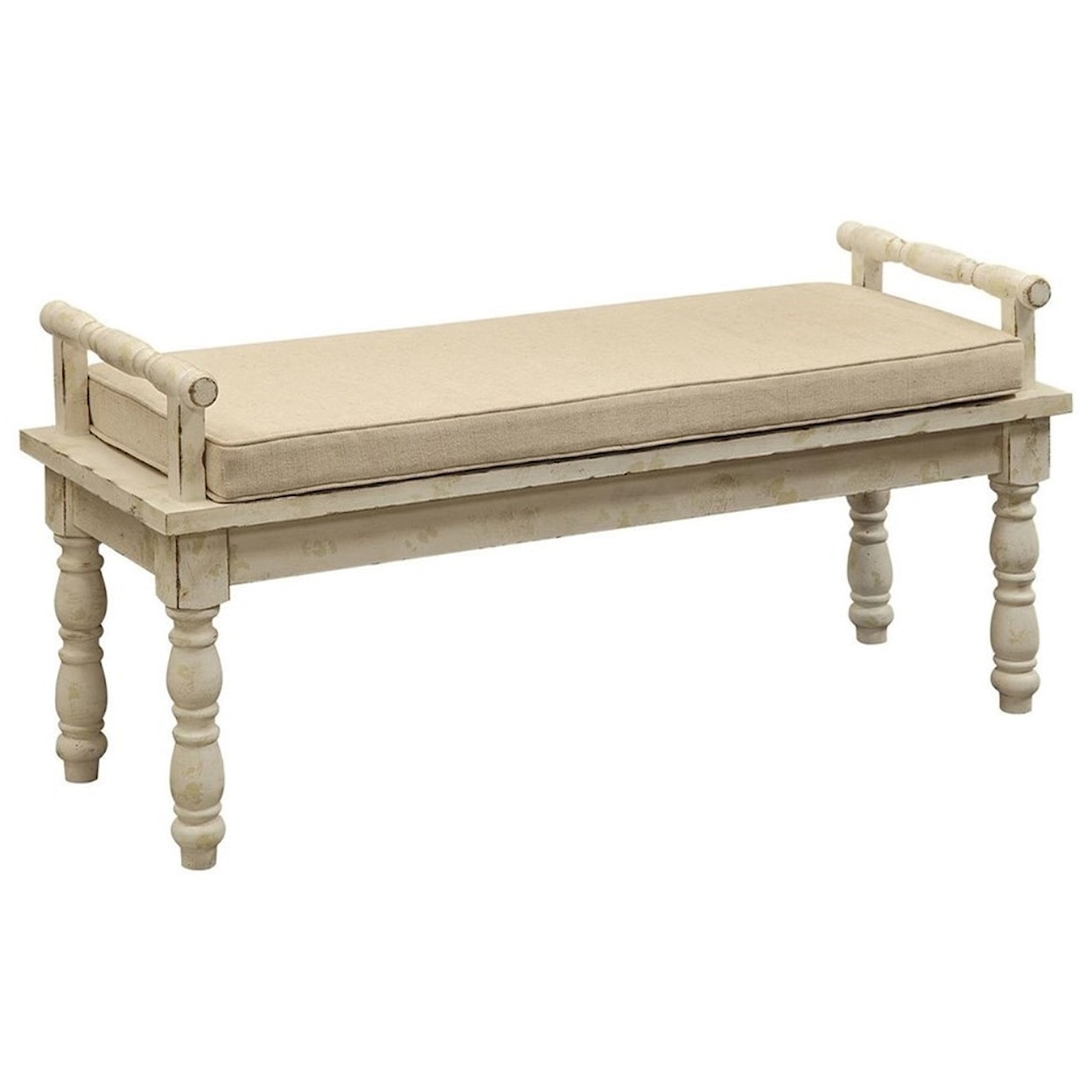 Crestview Collection Accent Furniture Cottage Bench