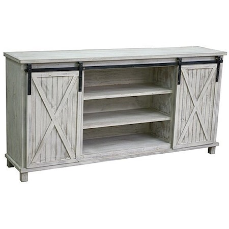 Sliding Door Media Console