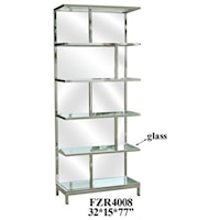 Bentley Chrome and Mirror Etagere