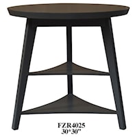 Newcastle Deep Grey Tier Accent Table