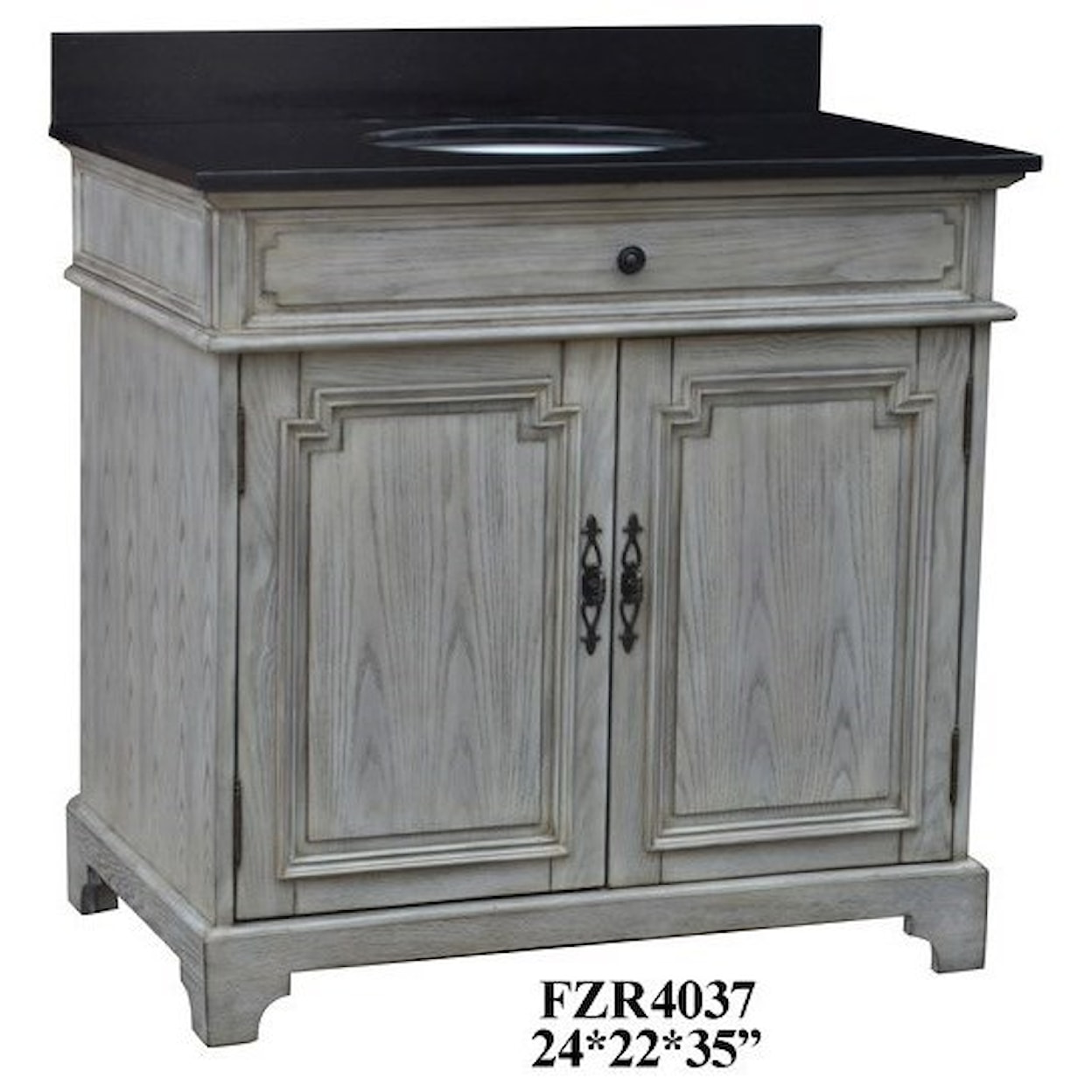 Crestview Collection Accent Furniture 2 Door Vanity Sink