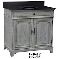 Isabelle 2 Door 24" Vanity Sink