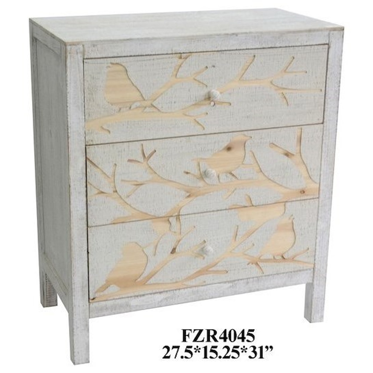 Crestview Collection Accent Furniture 3 Drawer Chest