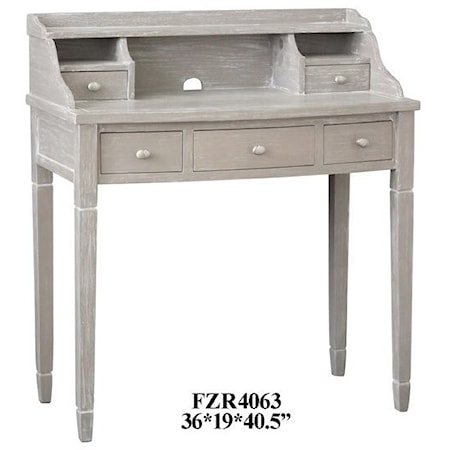 Burnished Grey Powdered Accent Desk