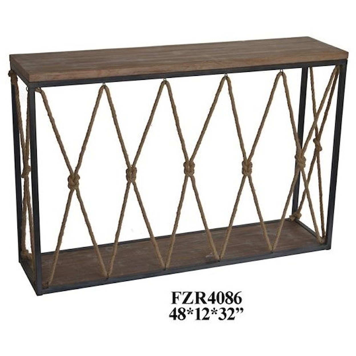 Crestview Collection Accent Furniture Rustic Console