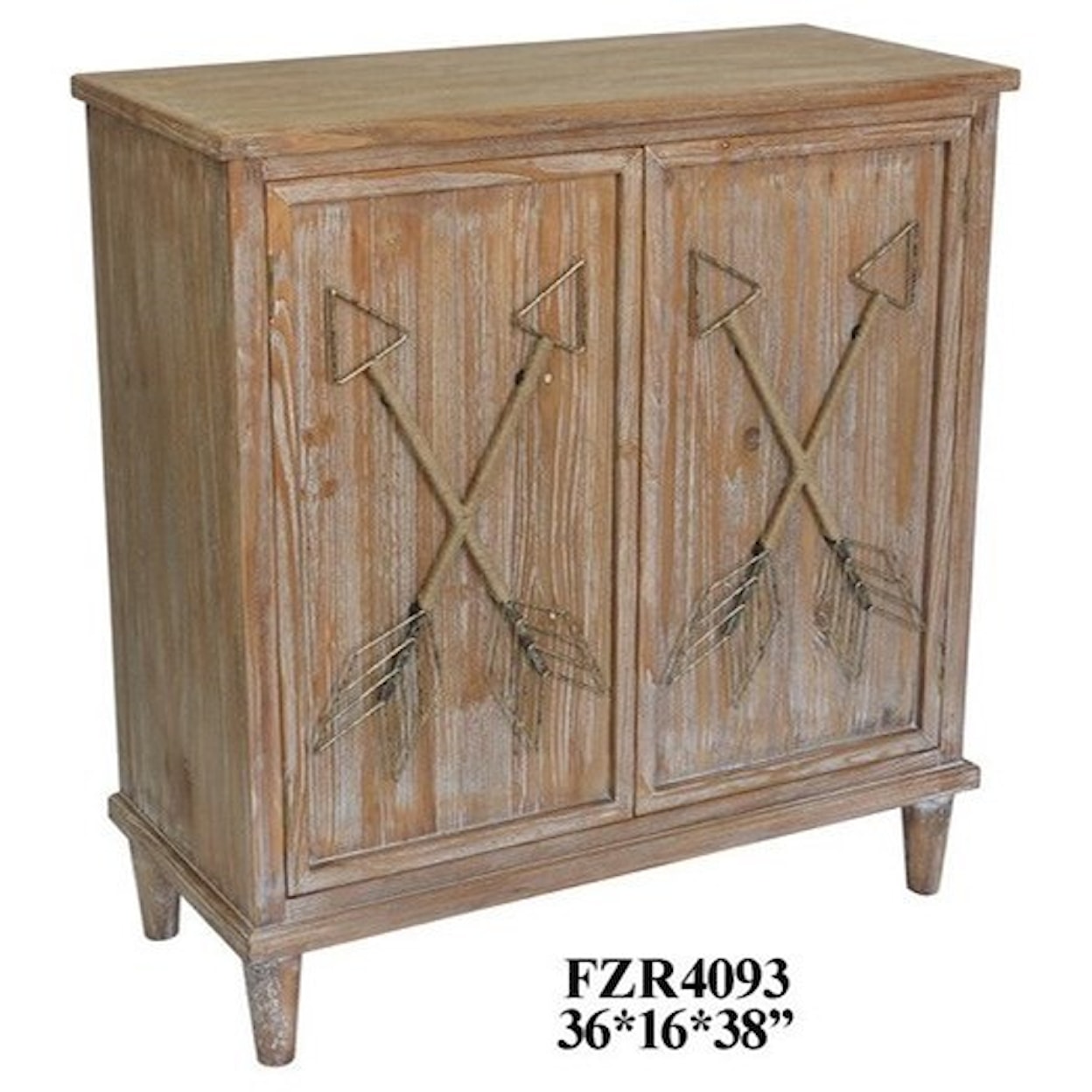 Crestview Collection Accent Furniture Wood 2 Door Cabinet