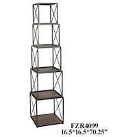 Franklin Metal and Wood Stacking Etagere