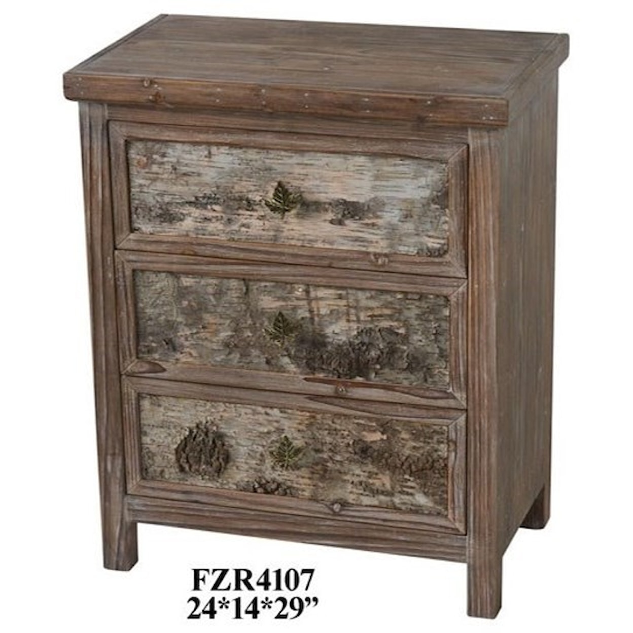 Crestview Collection Accent Furniture 3 Drawer Chest