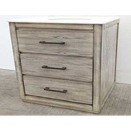 2 Drawer 36" Vanity Sink