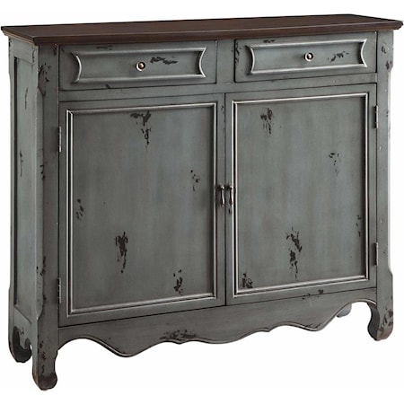 Greystone 2-Door 2-Drawer Cupboard