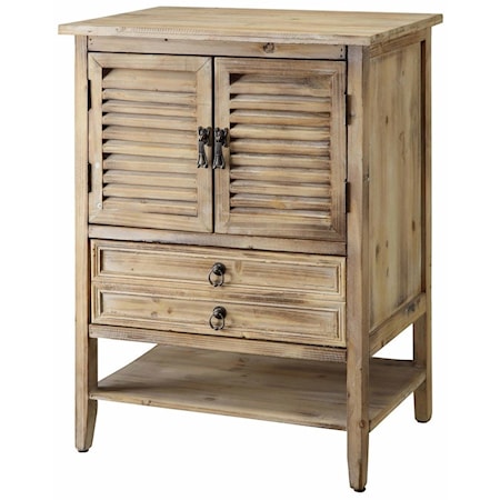 Jackson 2 Door Weathered Oak Bedside Accent