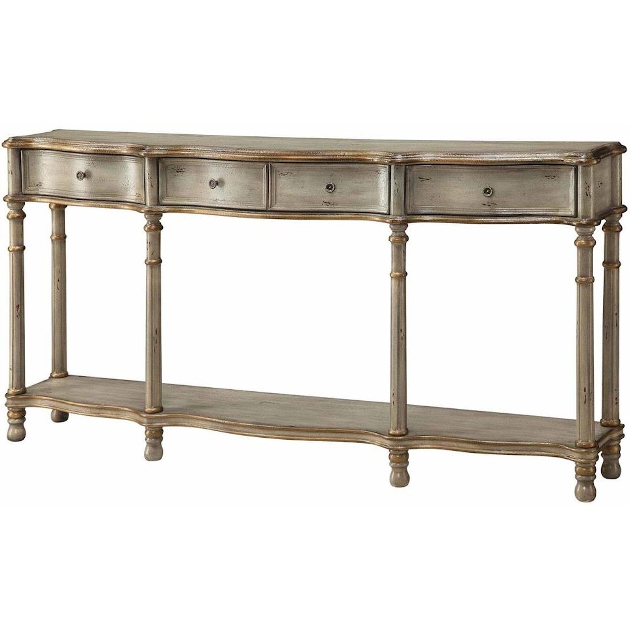 Crestview Collection Accent Furniture Victoria 3-Drawer Console Table