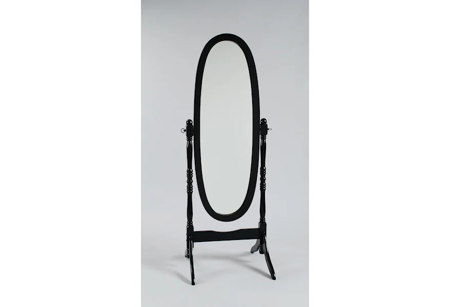 2070 Cheval Mirror by Crown Mark at Z & R Furniture