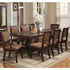 CM Merlot 9 Piece Table & Chair Set