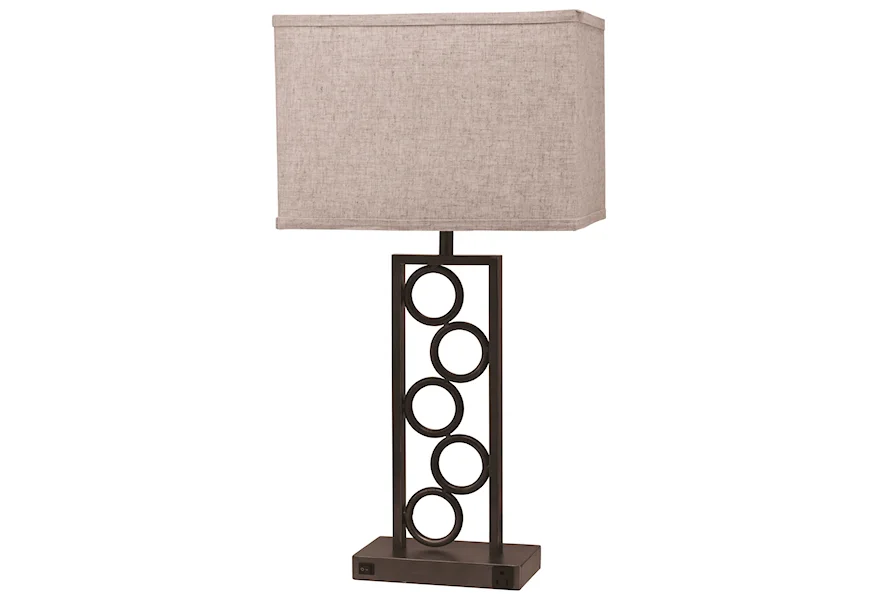 6234 Table Lamp by CM at Del Sol Furniture