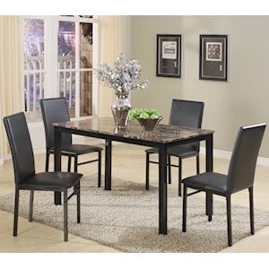 Crown Mark Aiden 5 Piece Dining Set - 1217Set