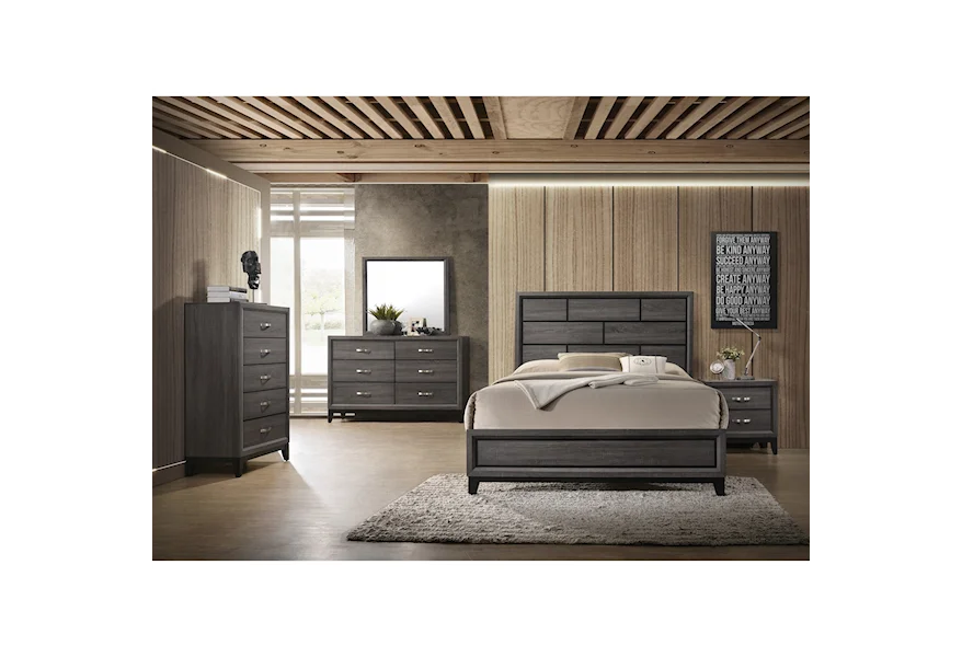 Akerson Queen Bedroom Group by Crown Mark at Pedigo Furniture