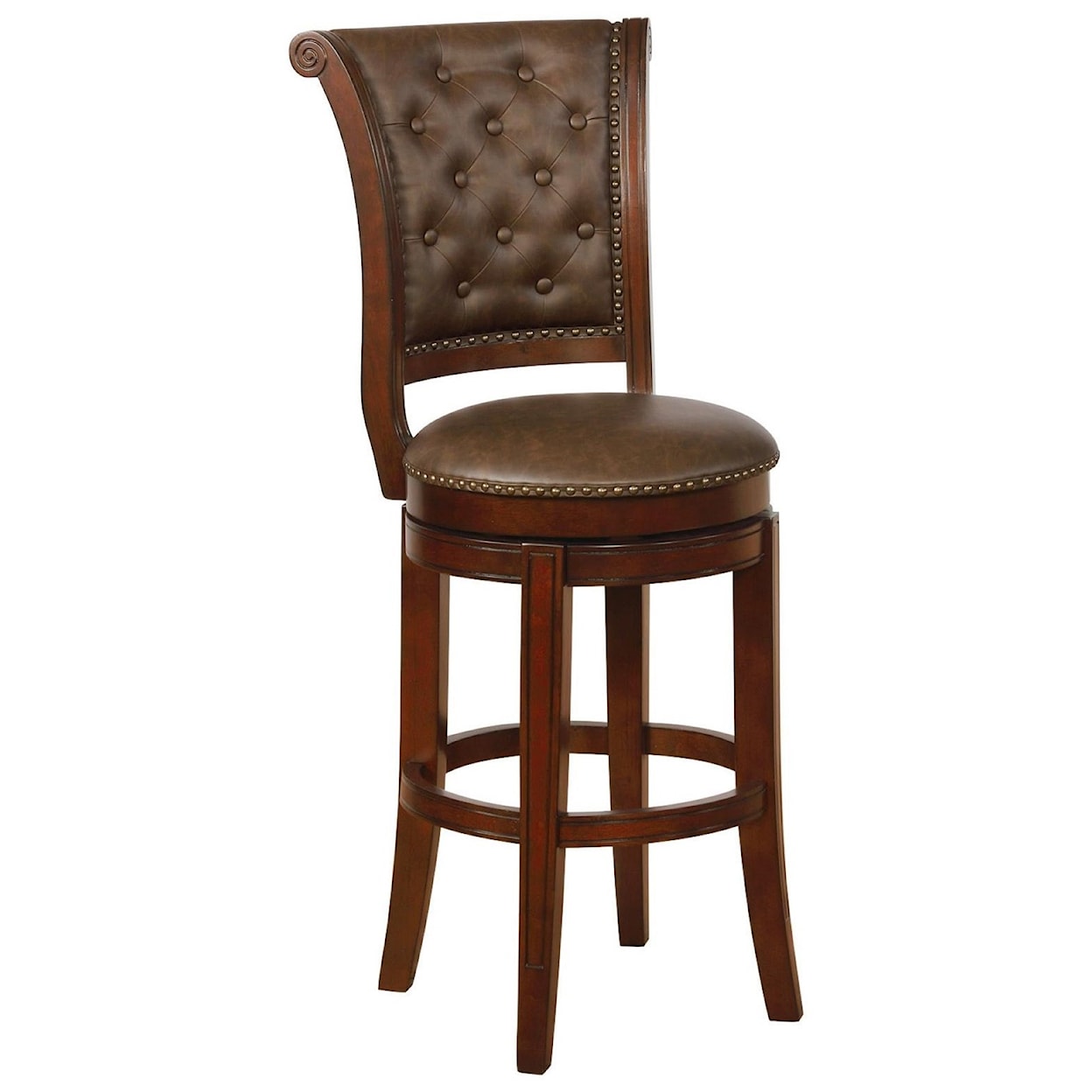 Crown Mark Bar Stools CM Swivel Bar Stool