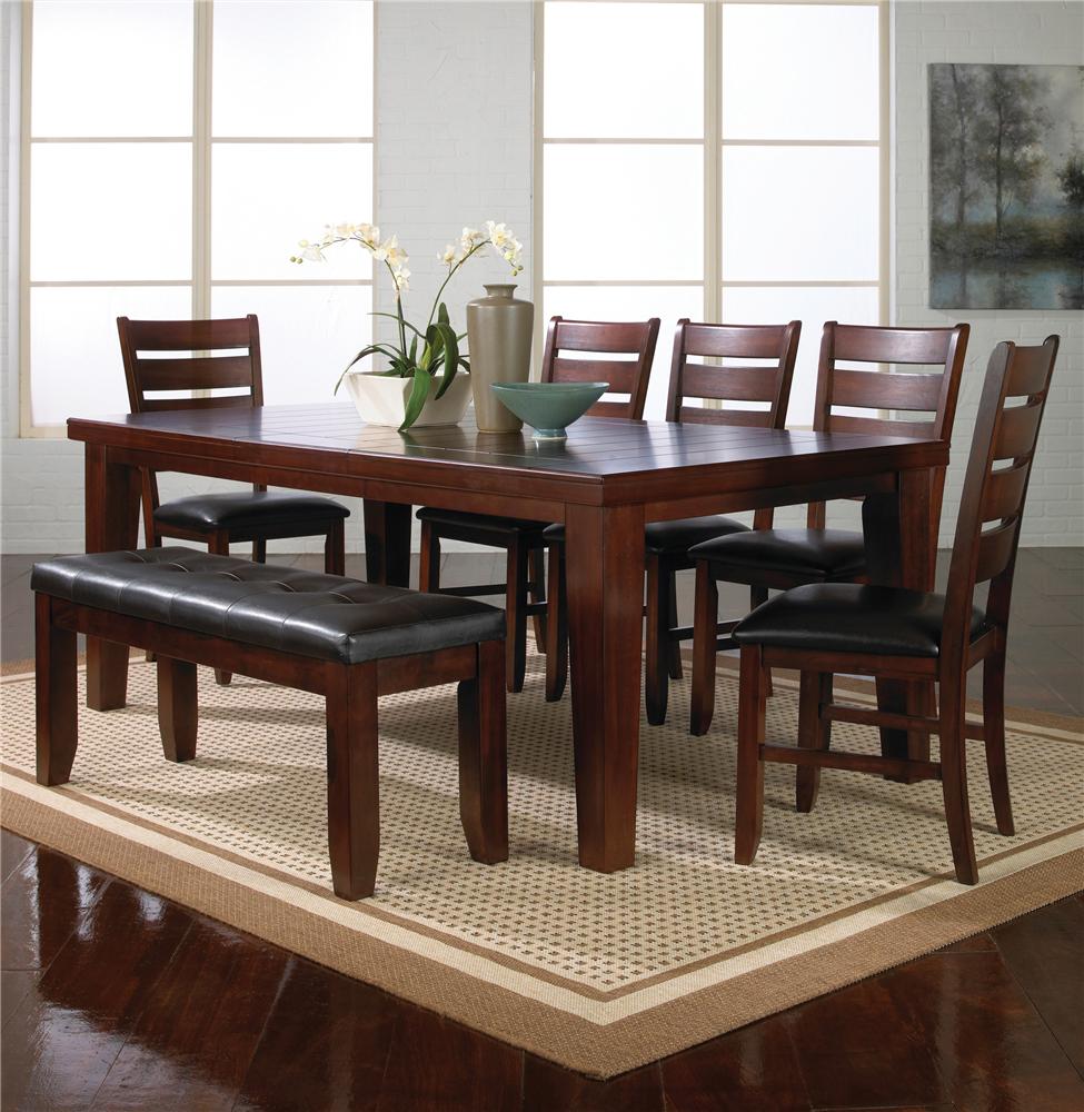 Crown Mark Bardstown 2152T-4282 Dining Table with 18