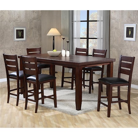 Rectangular Counter Height Table Set