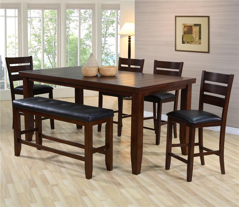 Stephentown 6 piece discount solid wood dining set
