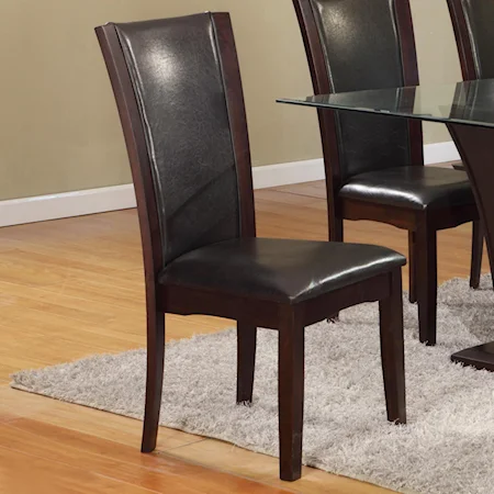 Dining Side Chair with Upholstered Seat