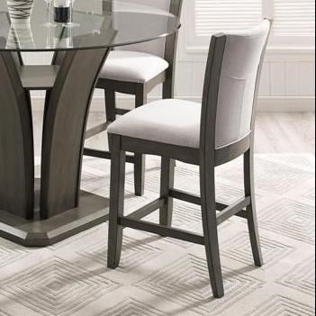 Grey Bar Height Table With Stools / Graphite Grey Bar Stool Table