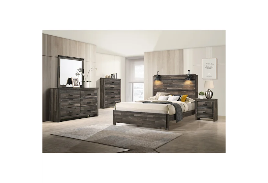 Carter King Bedroom Group by Crown Mark at Galleria Furniture, Inc.