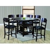 Crown Mark Conner 7 Piece Table and Chair Set