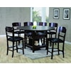 Crown Mark Conner 7 Piece Table and Chair Set