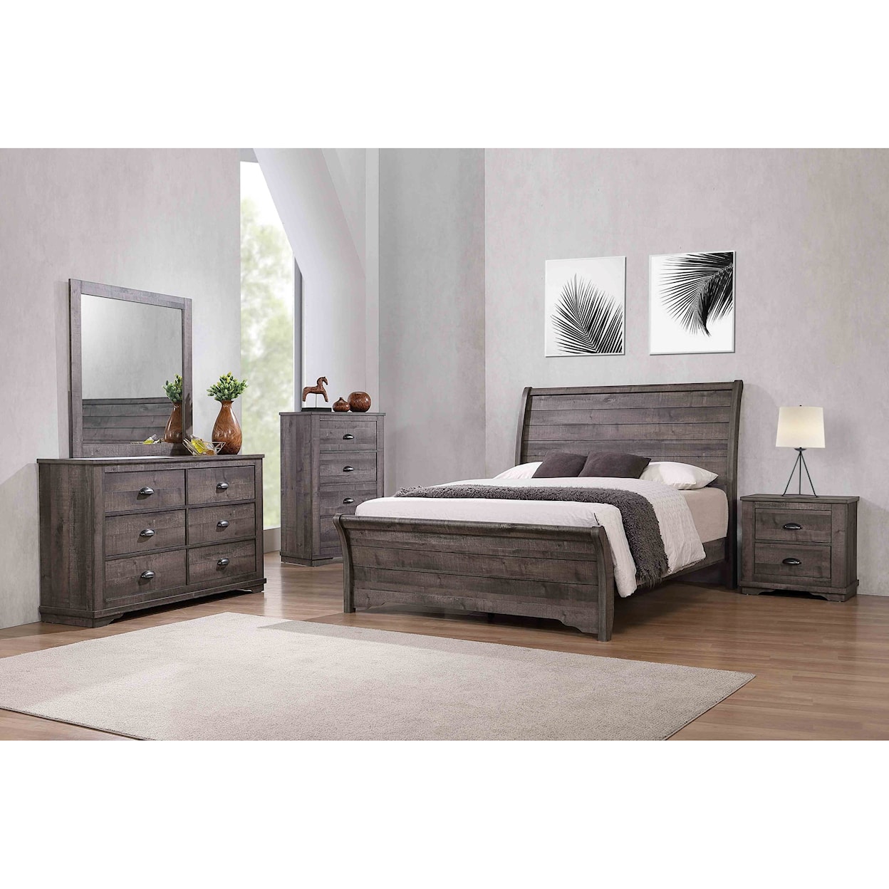 Crown Mark Coralee Queen Bedroom Group