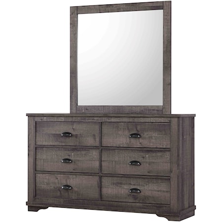 Dresser and Mirror