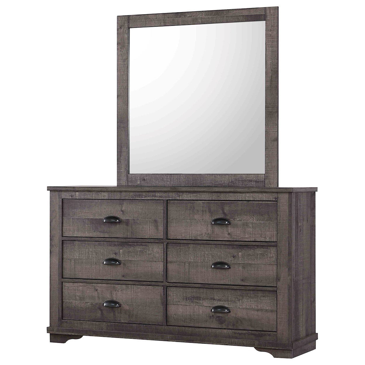 CM Coralee Dresser and Mirror