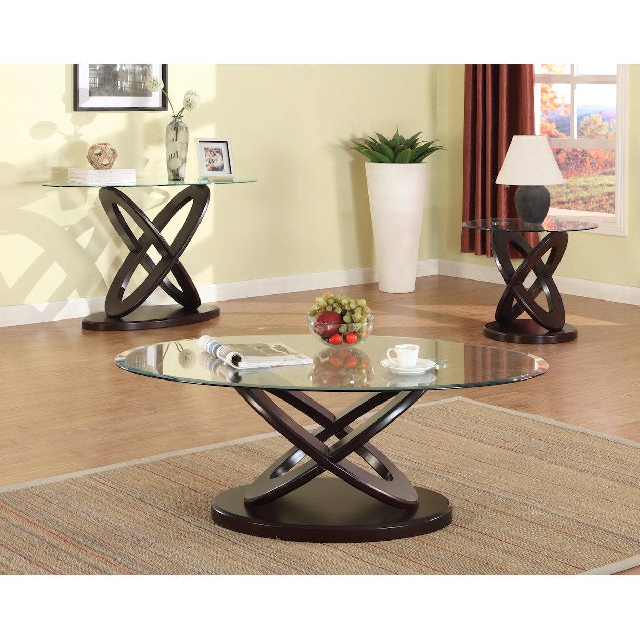 Crown Mark Cyclone Coffee Table