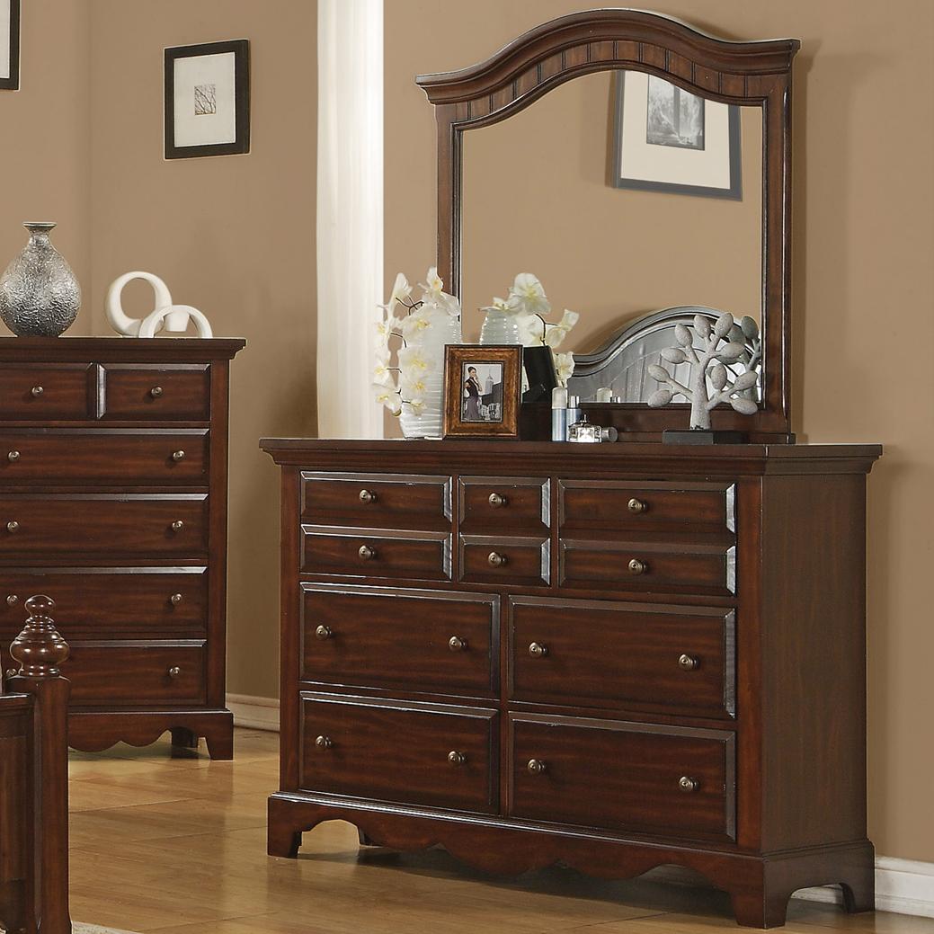 Dresser and Mirror Combination
