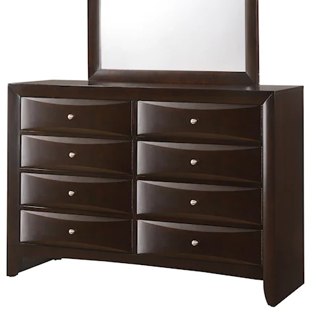 Emily Casual 8-Drawer Dresser