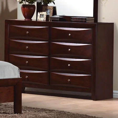 Contemporary 8 Drawer Dresser