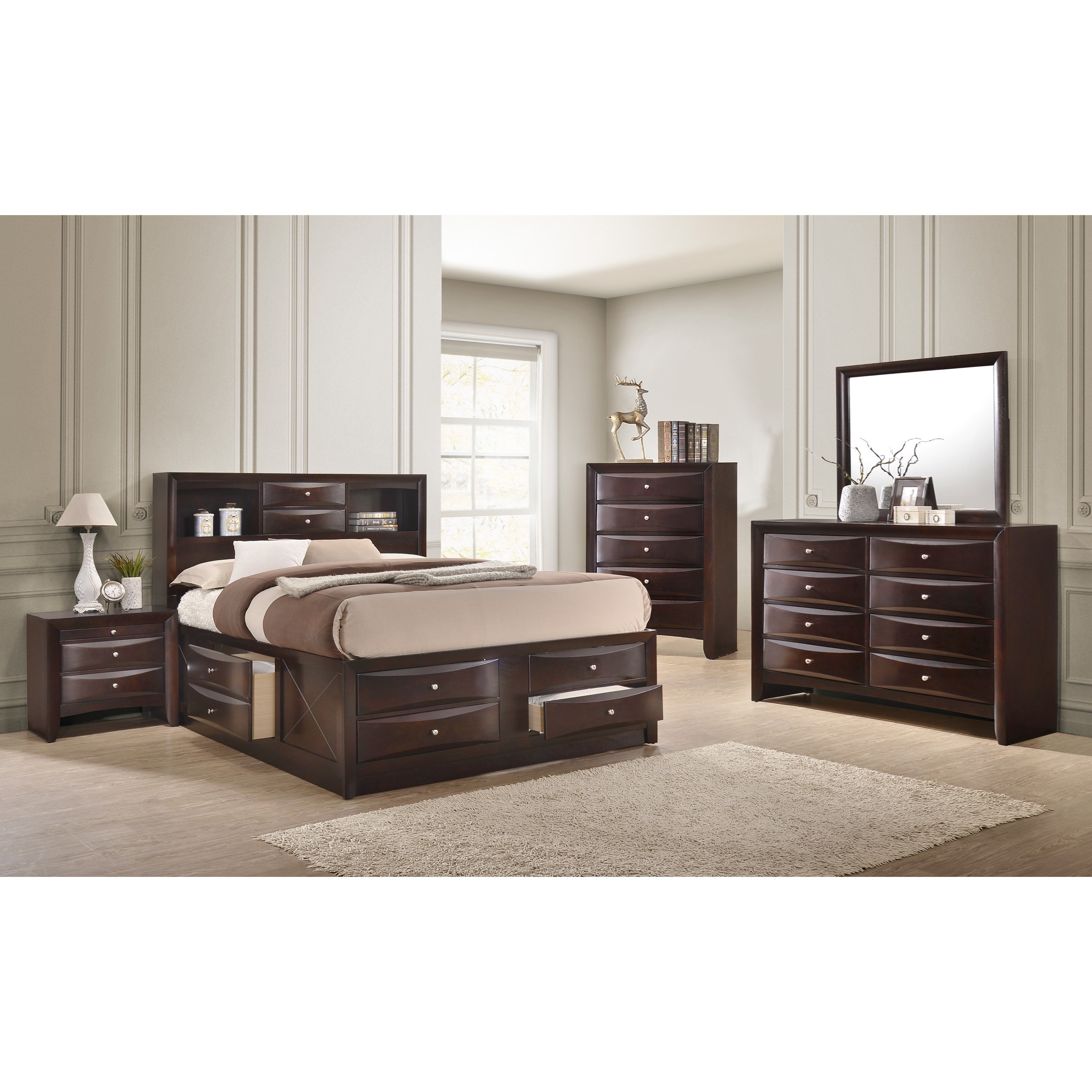 Crown Mark Emily Contemporary Dresser