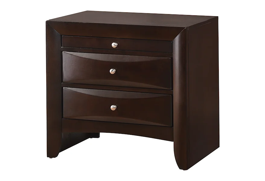 Emily Nightstand by Crown Mark at Galleria Furniture, Inc.
