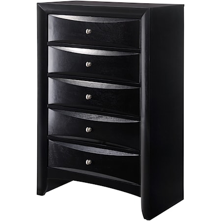 Contemporary Chest with 5 Drawers