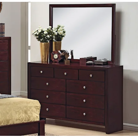 Dresser and Mirror Combination