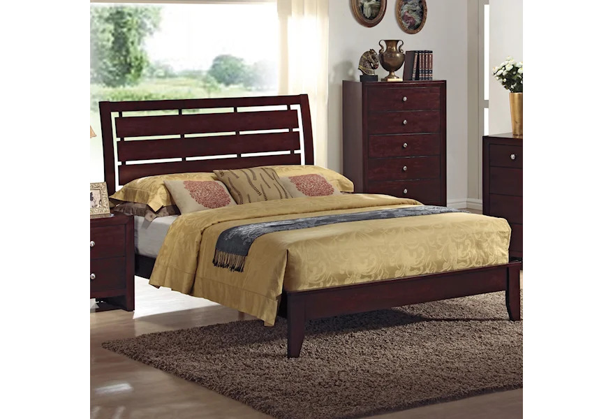 Evan Queen Bed by Crown Mark at Galleria Furniture, Inc.