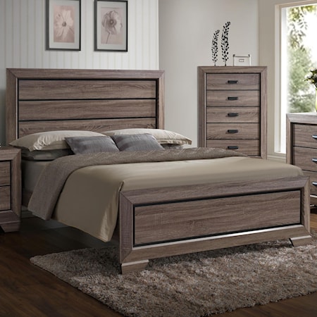 Queen Headboard and Footboard Bed