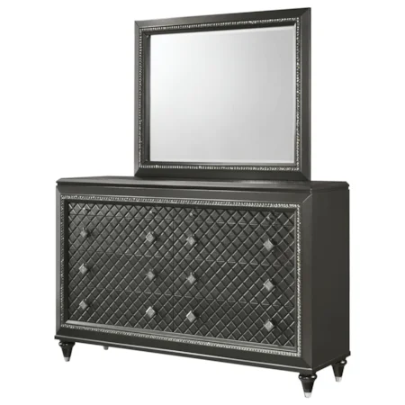 8 Drawer Dresser and Mirror Set