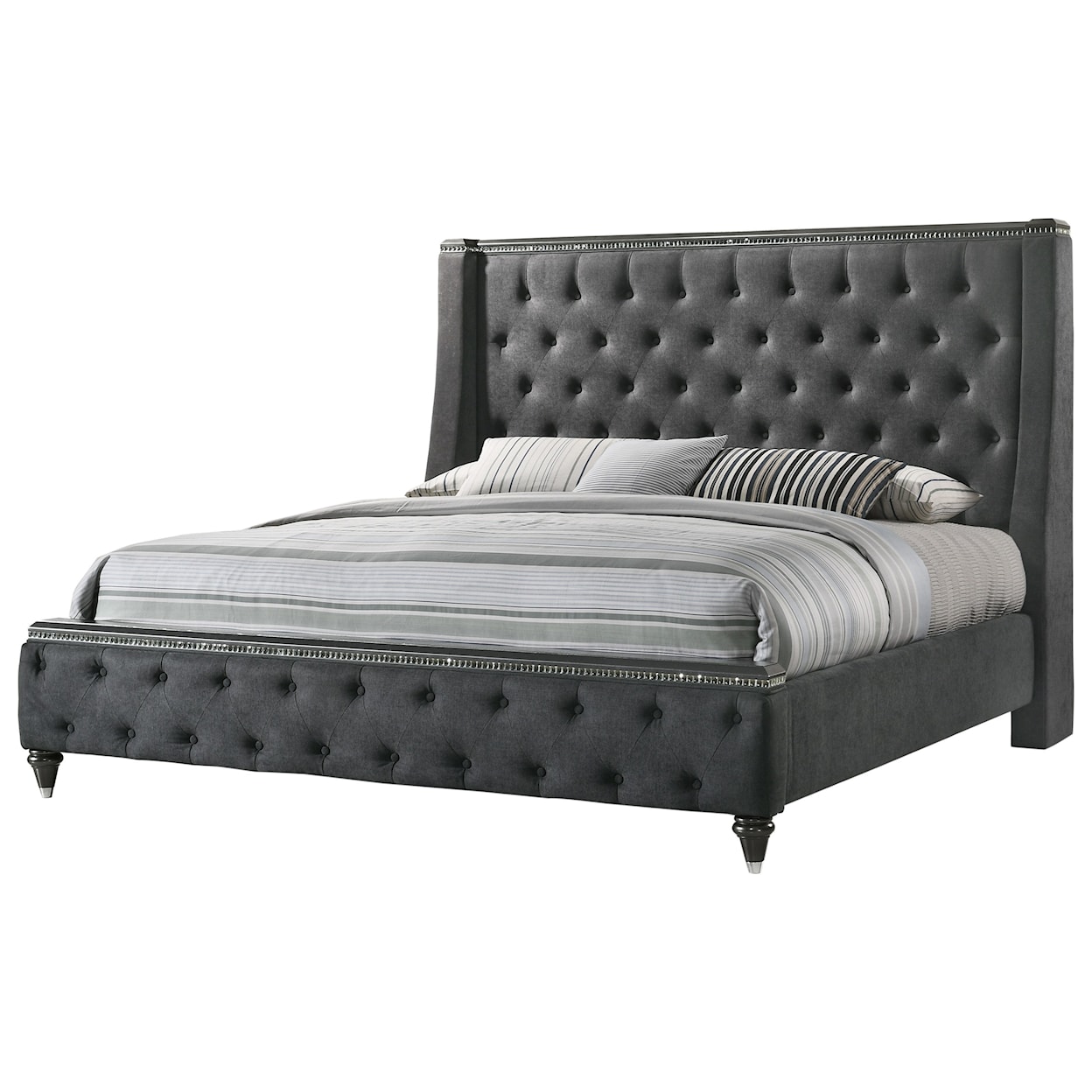 CM Giovani King Upholstered Bed