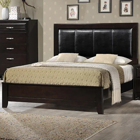 California King Upholstered Bed