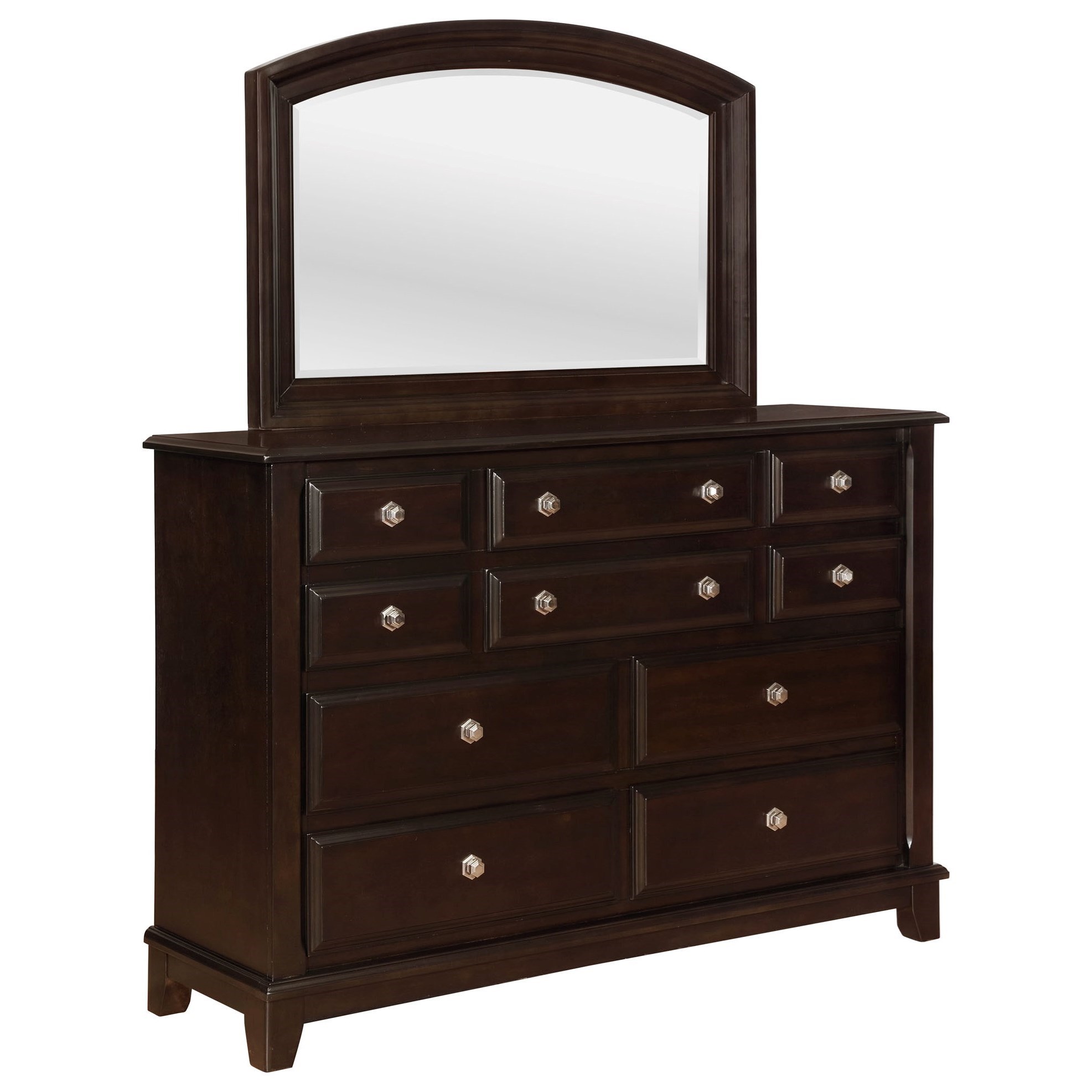 Dresser and Mirror Combo