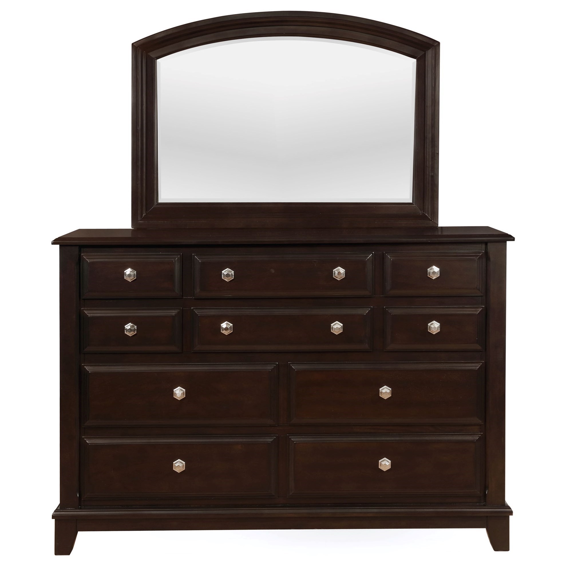 Dresser and Mirror Combo